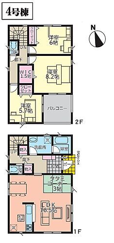 姫路市飾磨区今在家第３（全４棟）４号棟 3LDKです。
