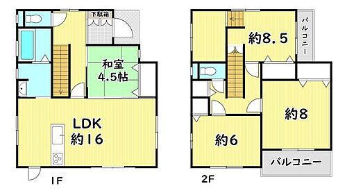 広島県広島市安佐北区亀山６丁目 1790万円 4LDK