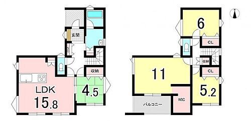 新築戸建　北名古屋市鍛冶ケ一色　２３号棟 本物件は23号棟です