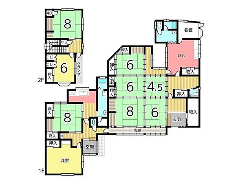 兵庫県姫路市下手野３丁目 1800万円 9DK