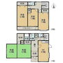 筑西市木戸　再生住宅 5DK、土地面積837.00m2、建物面積132.50m2