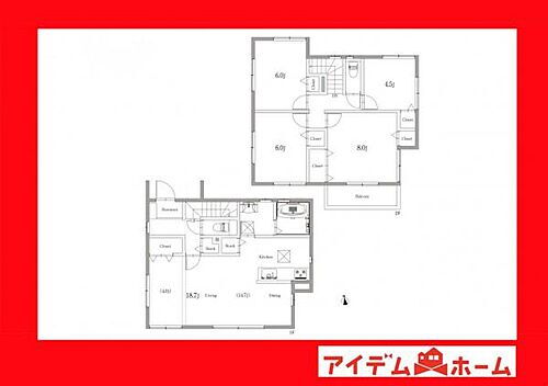 刈谷市重原本町　Ｃ棟 C棟間取り