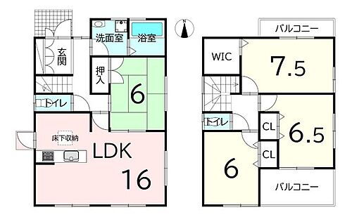 奈良県大和高田市大字市場 1780万円 4LDK