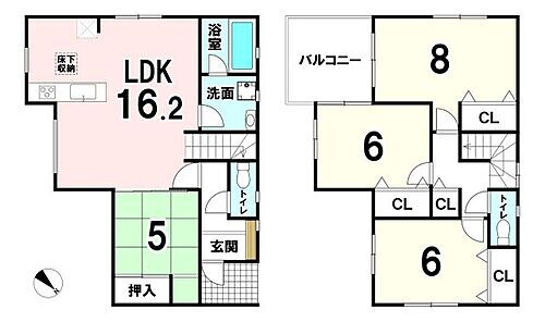 奈良県生駒郡斑鳩町龍田西１丁目 2280万円 4LDK