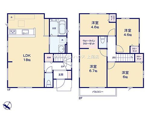 上尾市川　１期　新築一戸建て　プリズマ　０２