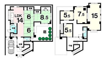 南風原町字宮平　中古戸建 2階主寝室15帖・7LDK！