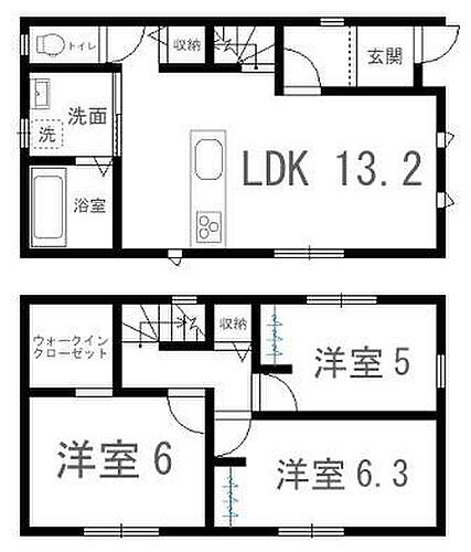 長崎県佐世保市卸本町 大塔駅 新築一戸建て 物件詳細