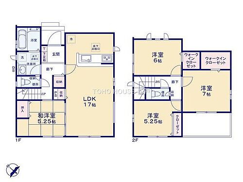 鎌ケ谷市南鎌ケ谷４期　１号棟 収納充実で子育て世帯も安心な空間！閑静な住宅街で暮らしやすい住環境です！『住宅性能評価』取得の省エネZEH住宅！エコで確かな品質の住まいを実現しました〜！！