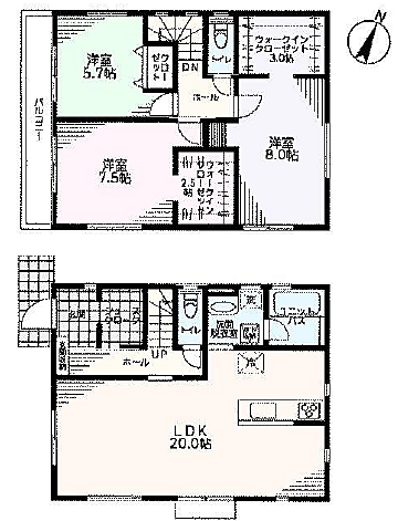 神奈川県相模原市緑区久保沢１丁目 3700万円 3LDK