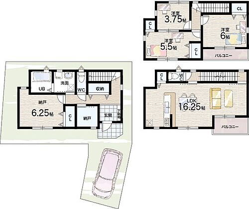 大阪府大阪市鶴見区浜３丁目 3880万円 3SLDK