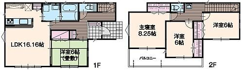 熊谷市久保島　新築戸建　ＩＲＯＤＯＲＩ　ＡｉＴＯＷＮ　２号棟 全居室南向きで日当たり良好です！