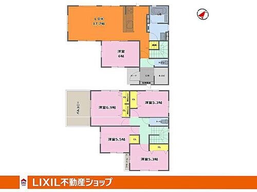 福岡県北九州市小倉南区湯川新町２丁目 3098万円 5LDK