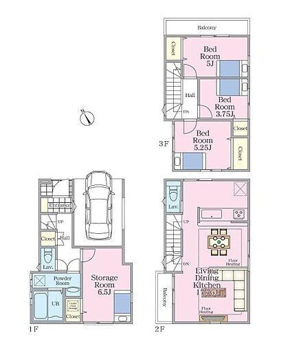 神奈川県川崎市高津区諏訪２丁目 6580万円 2SLDK