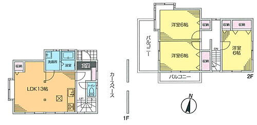 （クラシア）お買い物施設近くで便利な立地　坂戸市鎌倉町 居室3部屋の3LDKです。全居室お手入れのしやすい洋室です。