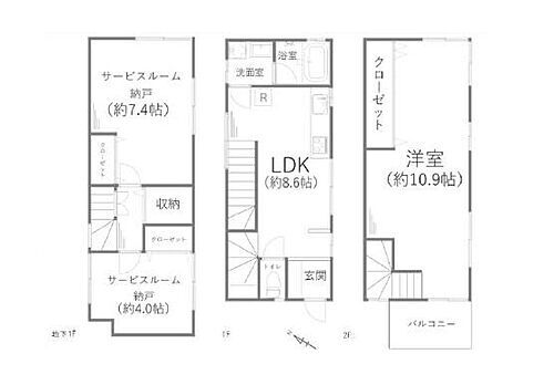 東京都世田谷区弦巻５丁目 6399万円