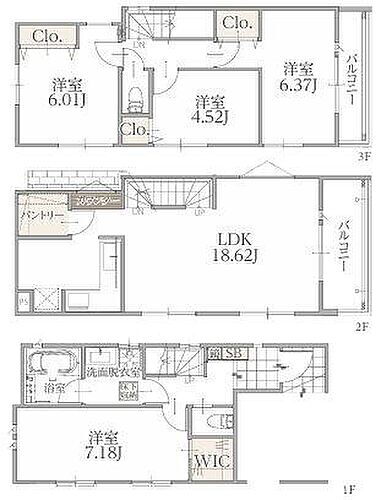 神奈川県川崎市多摩区登戸 5780万円 4LDK