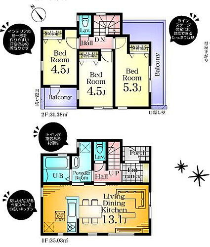 東京都調布市染地１丁目 5380万円 3LDK