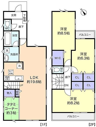 大和田新田戸建 全居室南面採光を取り入れた3LDK＋タタミコーナー(約3帖)