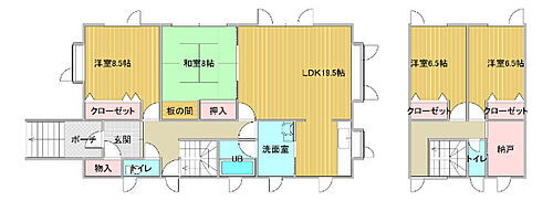 detached 北海道空知郡上砂川町字鶉周辺地図
空知郡上砂川町周辺の家賃相場