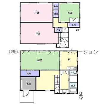 船橋市前貝塚町　中古戸建 間取りです