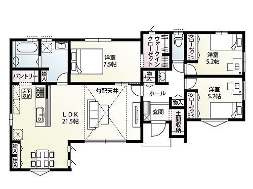 栃木県足利市利保町２丁目 2730万円 3LDK