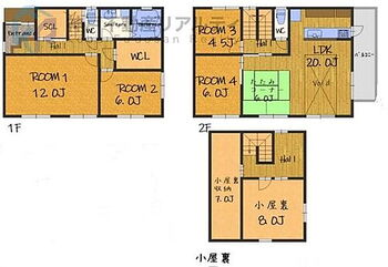 東朝霧丘 間取図