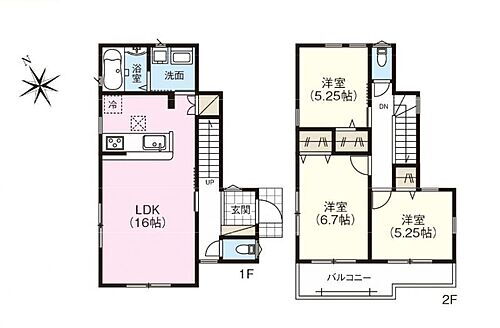 埼玉県上尾市大字瓦葺 3380万円 3LDK