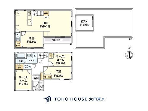 神奈川県川崎市中原区丸子通２丁目 9580万円 2SLDK