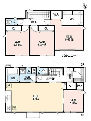 埼玉県所沢市松が丘１丁目 4180万円 4LDK