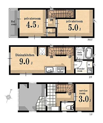 埼玉県所沢市緑町４丁目 2980万円 2SDK