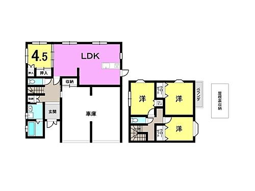 滋賀県東近江市五個荘山本町 1768万円 4LDK