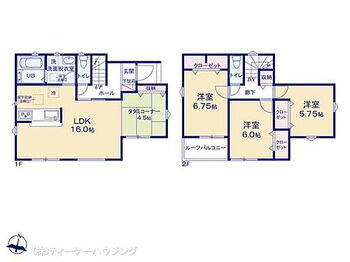 春日部市樋籠２３ー１期　１号棟 図面と異なる場合は現況を優先