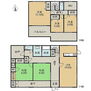 筑西市辻　再生住宅 5LDK、土地面積532.10m2、建物面積179.97m2