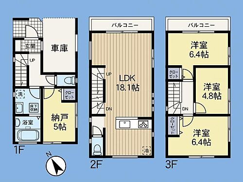 神奈川県相模原市中央区すすきの町 相模原駅 新築一戸建て 物件詳細