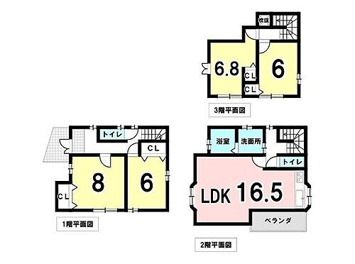 岐阜県各務原市那加織田町２丁目 2400万円 4LDK