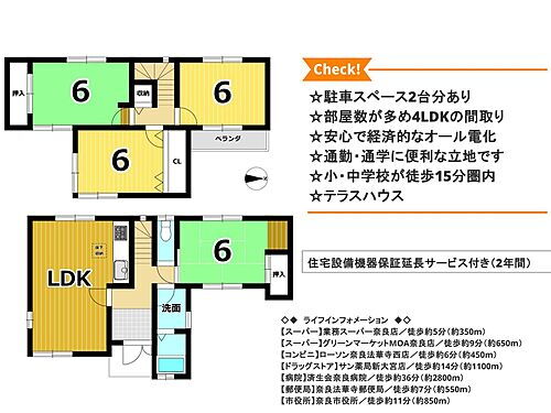 奈良県奈良市法華寺町 中古テラスハウス