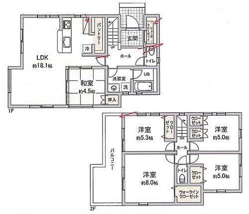 神奈川県横浜市栄区東上郷町 5780万円 5LDK