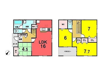 Ｃｒａｄｌｅ　Ｇａｒｄｅｎ　伊達市箱崎　第２　１号棟