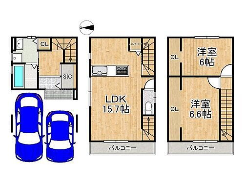 京都府京都市伏見区羽束師鴨川町 西向日駅 新築一戸建て 物件詳細