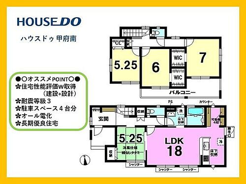 山梨県中央市東花輪 東花輪駅 新築一戸建て 物件詳細