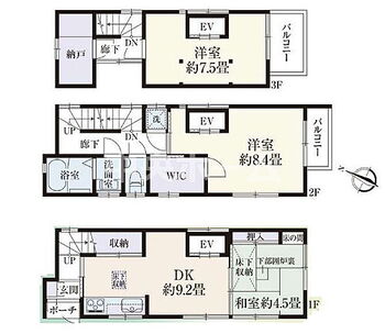 足立区中川１丁目中古住宅 3SLDK+ホームエレベーター+ウォークインクローゼット。新規リフォーム施工が完了しましたいつでも内覧が可能です。