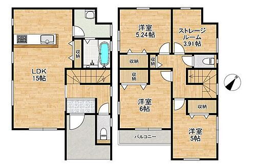 リーブルガーデン曰佐第９　新築戸建　１号棟