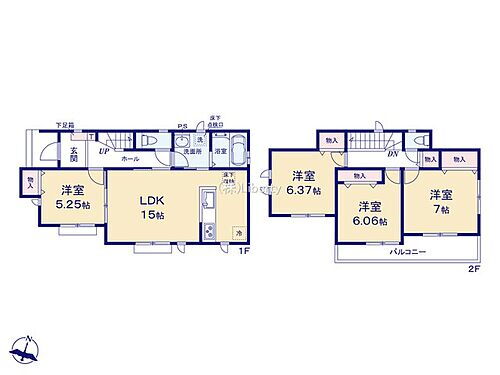 茨城県ひたちなか市東本町 2290万円 4LDK