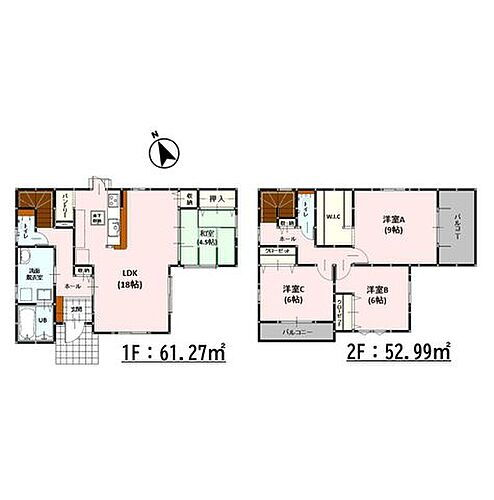 熊本県熊本市東区御領5丁目2-67　北側 水道町駅 新築一戸建て 物件詳細