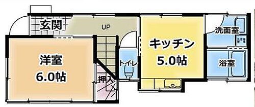 東松山市：３ＤＫ：２０２２年内装リフォーム済 1階間取図面