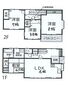 前橋市下新田町　中古戸建て 間取り図です。