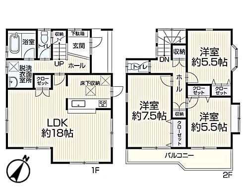 埼玉県上尾市日の出３丁目 2299万円