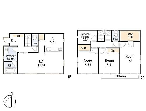 埼玉県川口市大字石神 新井宿駅 中古一戸建て・中古住宅
