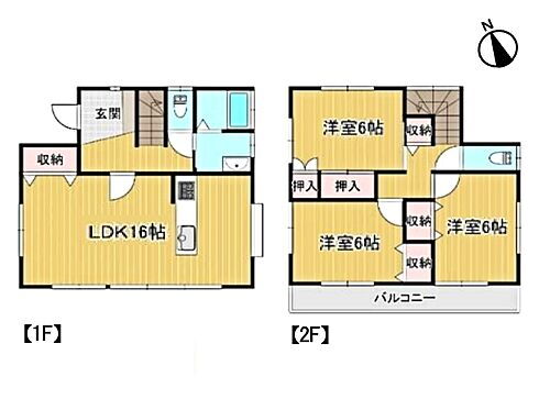 さいたま市南区大谷口 ・内外装リフォーム戸建〜全居室6帖以上、北西の角地。