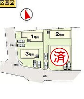 那珂市菅谷９期 区画図です。